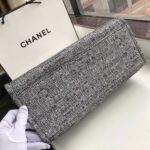 Chanel Deauville Tote Raffia Canvas Bag - Image 6