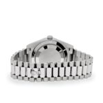 Rolex Day-Date 40 228349RBR White Gold Black Dial Diamond Bezel (2021) - Image 6