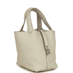 Hermès Picotin Lock 18 Beton Clemence Palladium Hardware - Image 6