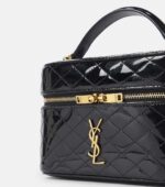 Saint Laurent Gaby quilted patent leather vanity bag - Image 4