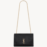 Saint Laurent REVERSIBLE KATE MEDIUM IN CROCODILE-EMBOSSED LEATHER