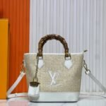Louis Vuitton Raffia Petit Bucket Tote