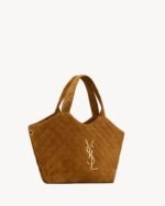 Saint Laurent ICARE Medium in quilted suede - Image 5