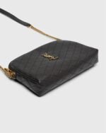Saint Laurent Gaby Mini YSL Crossbody Bag in Quilted Leather - Image 6