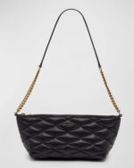 Saint Laurent Ziptop Mini Shoulder Bag in Quilted Smooth Leather - Image 2