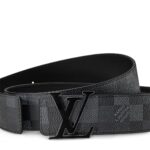 Louis Vuitton M8958U LV Initiales Damoflage 40mm Reversible Belt - Image 5