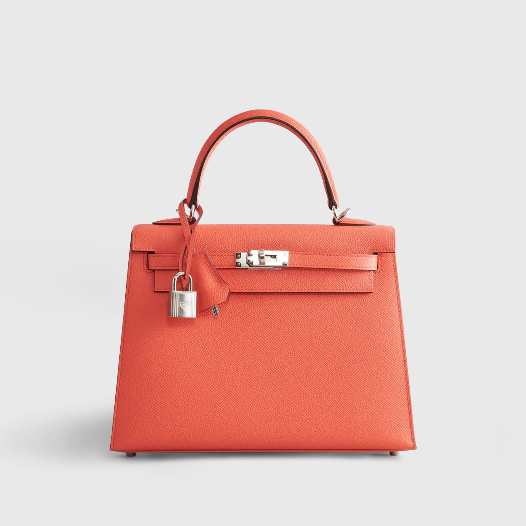5HermesKelly25EpsomRoseTexasSellierPalladiumHardware Hermès Kelly 25 Epsom Rose Texas Sellier Palladium Hardware - Image 1