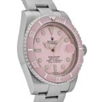 Rolex Submariner Date 116610LN Stainless Steel Aftermarket Custom Made Pink Dial and Bezel - Image 4