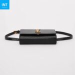 Saint Laurent Black Grain de Poudre Kate Belt Bag - Image 5