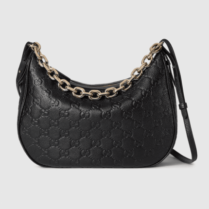 GG EMBLEM LARGE SHOULDER BAG