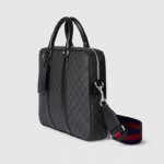 GUCCI BLACK MEDIUM BRIEFCASE - Image 3