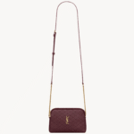 Saint Laurent Gaby zipped pouch in quilted lambskin