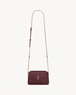 Saint Laurent Gaby zipped pouch in quilted lambskin