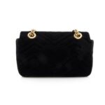 GUCCI Matelasse Velvet GG Marmont Mini Shoulder Bag (SHF-22601) - Image 10