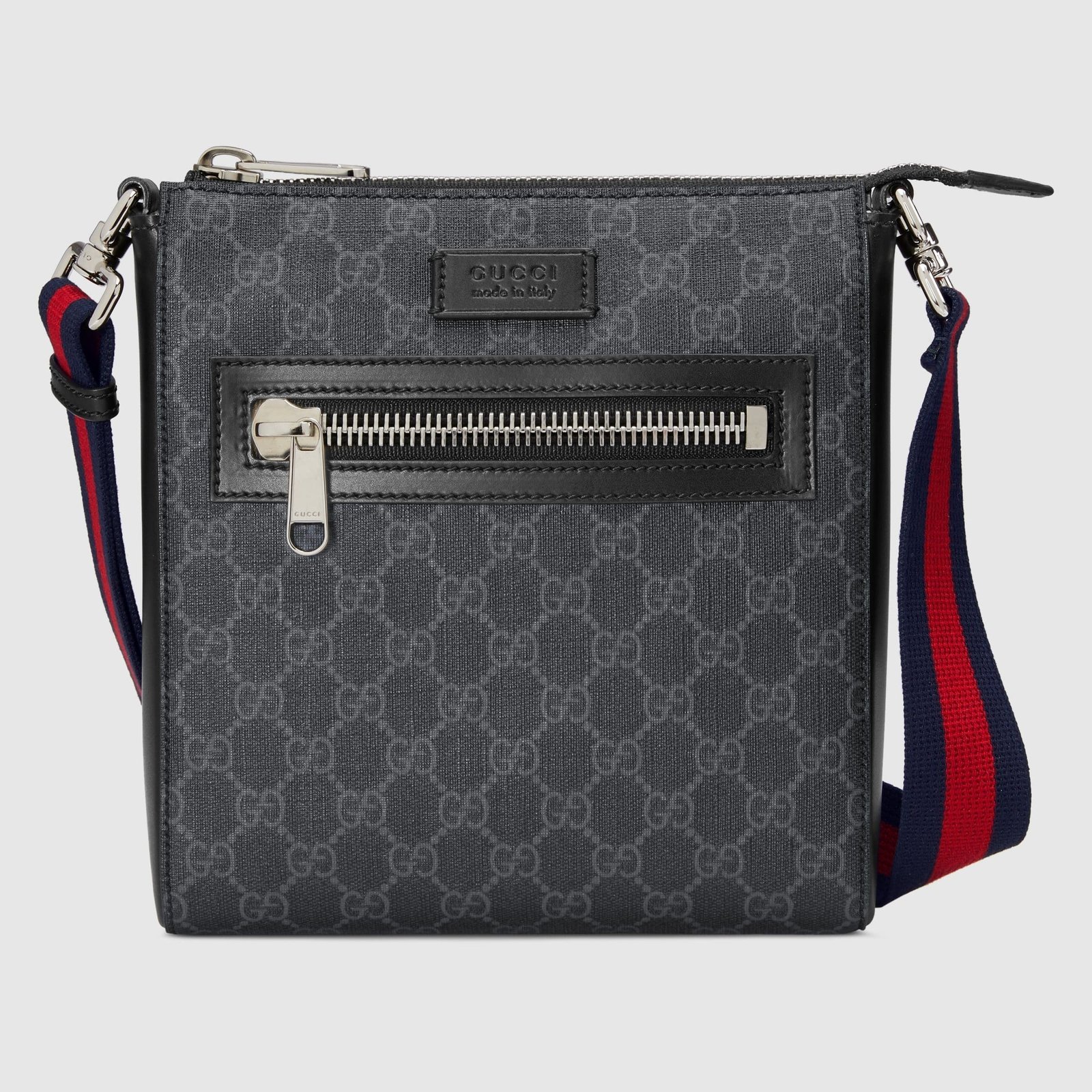 6VDmsu2z-URBDKF8LBHRT8L@ZG4YD GUCCI BLACK SMALL MESSENGER BAG - Image 1