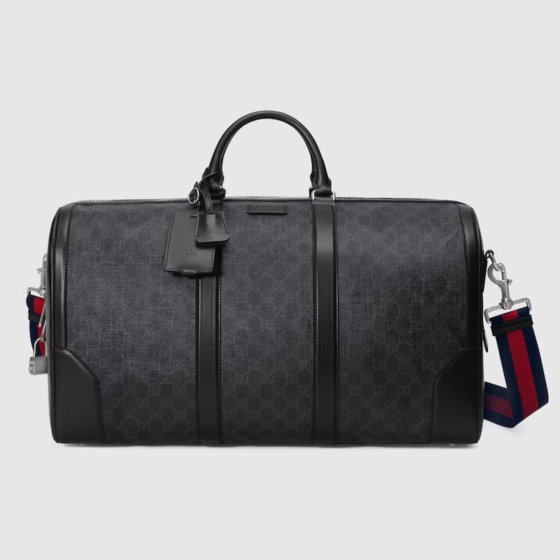 6Y0Zxip6-WEEP4HCK_THU3O9X67 GUCCI BLACK CARRY-ON DUFFLE - Image 1