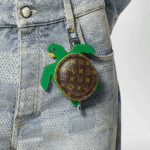 Louis Vuitton M01471 LV Turtle Pouch Bag Charm - Image 2