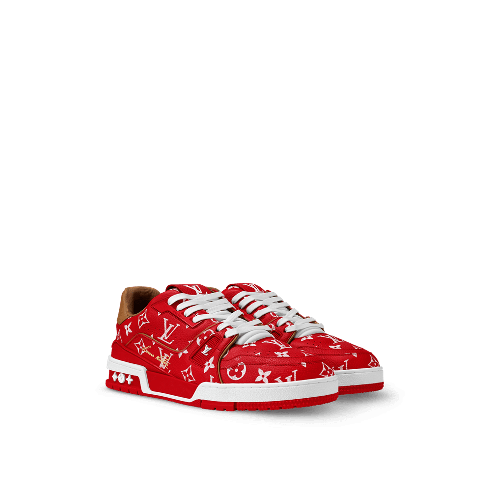 6afe8acc8a0f0c7399adb5077d3f0fd3 Louis Vuitton 1AHAMZ LV Trainer Sneaker - Image 1