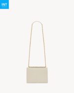 Saint Laurent SUNSET MEDIUM IN CROCODILE-EMBOSSED LEATHER - Image 4