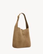 Saint Laurent LE 5 À 7 supple LARGE in suede - Image 2