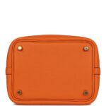Hermès Picotin Lock 18 Orange Clemence Gold Hardware - Image 6