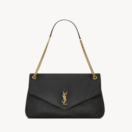 Saint Laurent Calypso large in grained lambskin