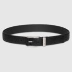 GUCCI Embossed GG belt with squared buckle