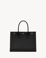 Saint Laurent Rive Gauche small tote bag in smooth leather - Image 4
