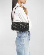 Saint Laurent Sade Medium YSL Tube Shoulder Bag in Quilted Smooth Leather - Image 6