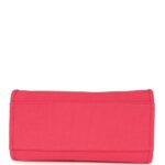 Chanel Medium Deauville Shopping Tote Hot Pink Canvas Light Gold Hardware - Image 5