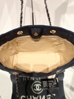 CHANEL Deauville Denim Small Tote - Image 9