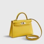Hermès Kelly Mini Epsom Jaune de Naples Palladium Hardware - Image 2