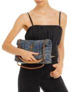 Saint Laurent Denim LouLou Puffer Bag - Image 2