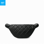 CHANEL 24A Black Lambskin Quilted Waist Bag - Image 5