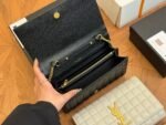 SAINT LAURENT LAMBSKIN CASSANDRE CHAIN WALLET - Image 7