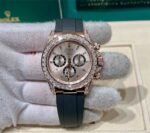 Rolex Daytona 126535TBR Rose Gold Sundust Diamond Dial Diamond Bezel - Image 5