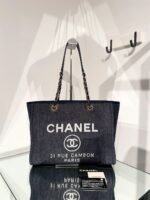 CHANEL Deauville Denim Small Tote - Image 2