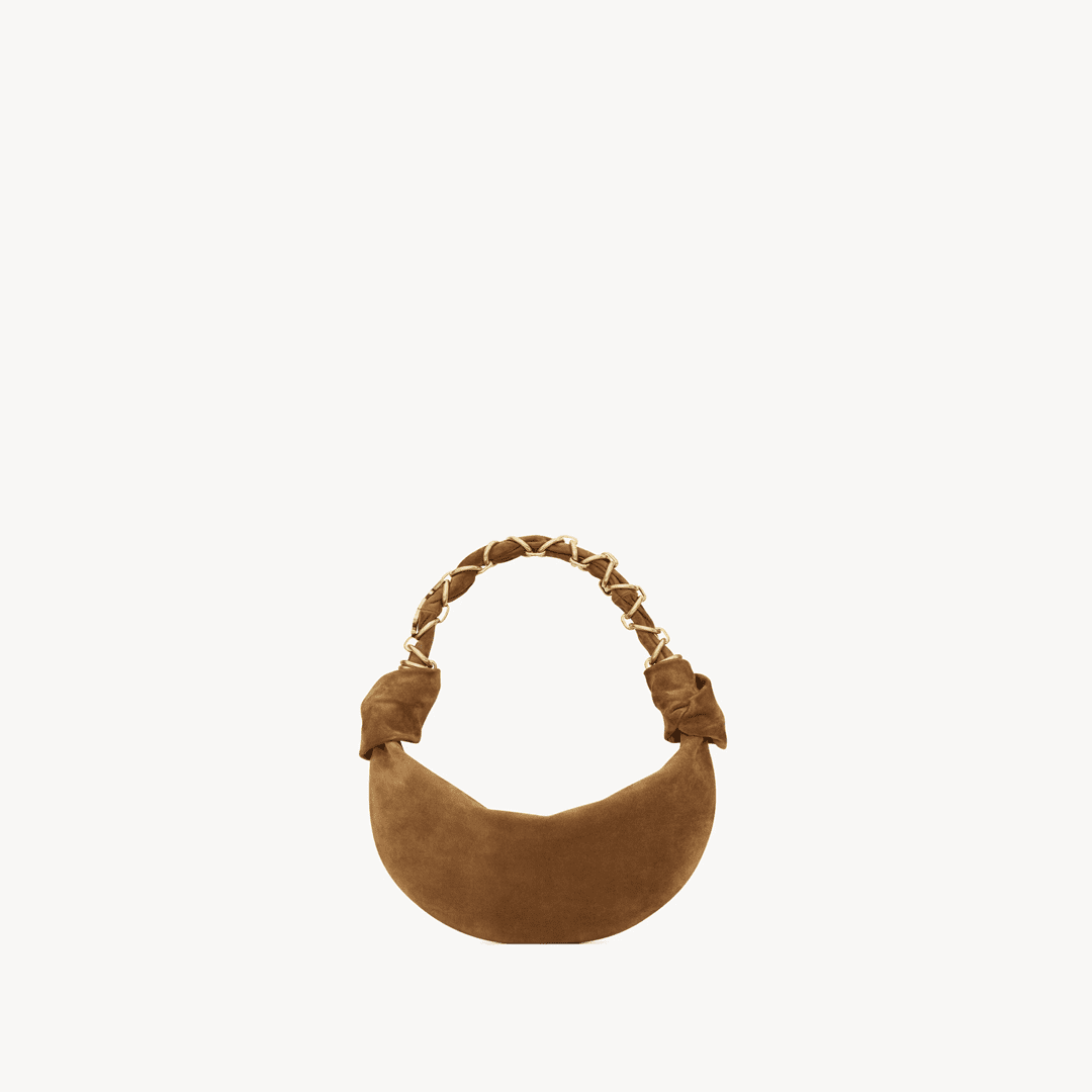 867344e69c34cbf53fc27b033f79eb31 Saint Laurent AMALIA mini hobo in suede - Image 1