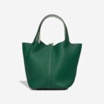 Hermès Picotin Verso 18 Taurillon Clémence / Swift Vert Moyen / Peppermint - Image 3
