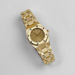 Audemars Piguet Royal Oak Vintage ‘Ladies’ Yellow Gold Champagne Diamond Dial Quartz 26mm - Image 3