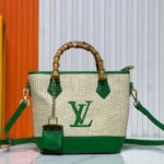 Louis Vuitton Raffia Petit Bucket Tote