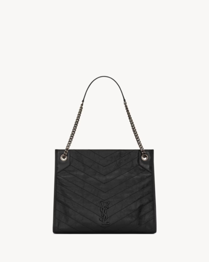 Saint Laurent NIKI SHOPPING IN VINTAGE LEATHER