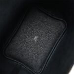 Hermès Picotin Lock 18 Black Clemence Palladium Hardware - Image 7
