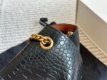 Saint Laurent Medium Double-Sided Lettering Kate Crossbody Bag in Calfskin and Crocodile-Embossed Suede - Image 9