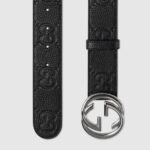 GUCCI Wide belt with Interlocking G buckle - Image 3