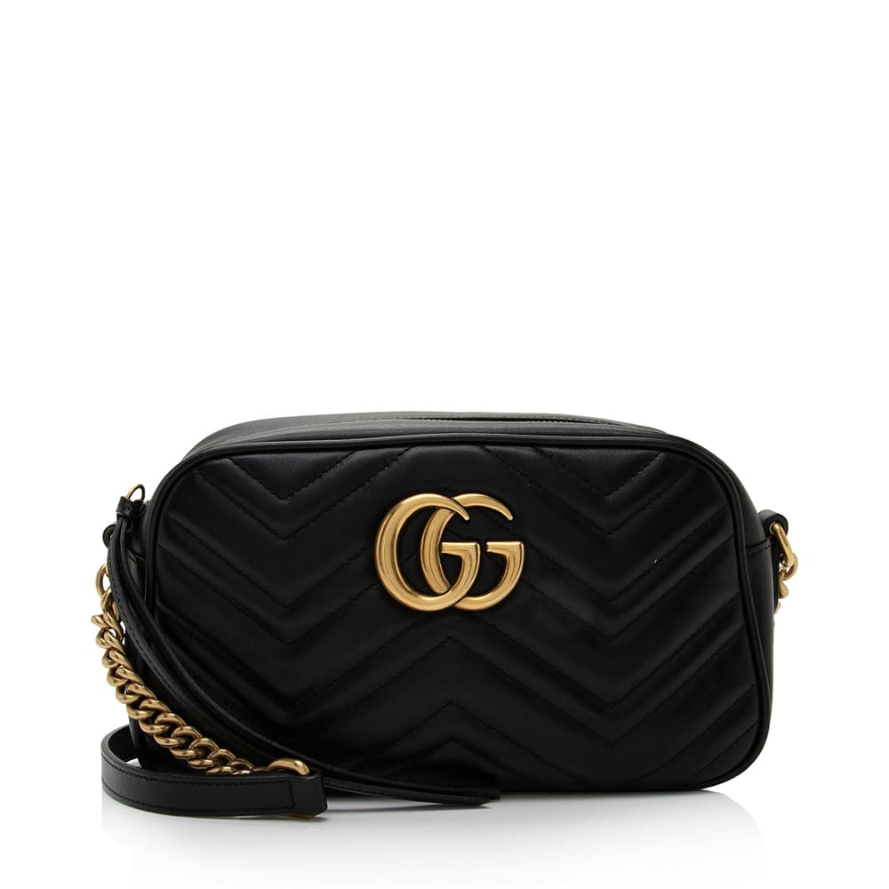 94d1b0d193d9582777370c227a39daf7 Gucci Matelasse Leather GG Marmont Small Shoulder Bag (SHF-8WEwIl) - Image 1