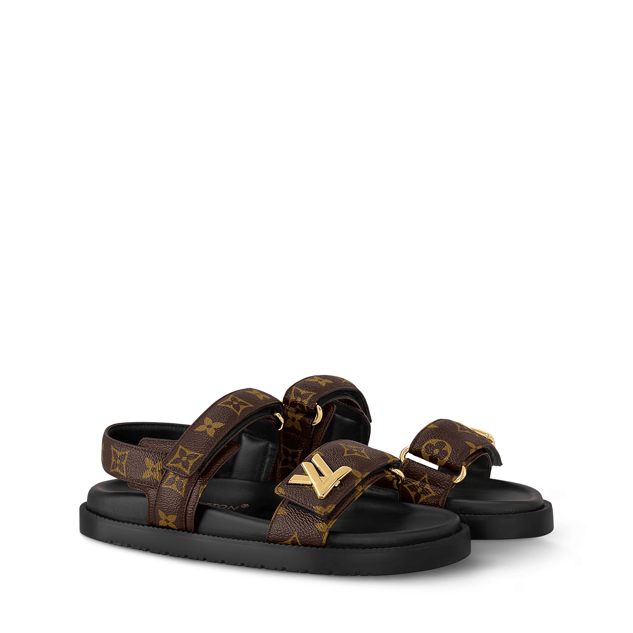 9976e92f198125e3463074b2384ace6d Louis Vuitton 1ACL99 LV Sunset Flat Comfort Sandal - Image 1