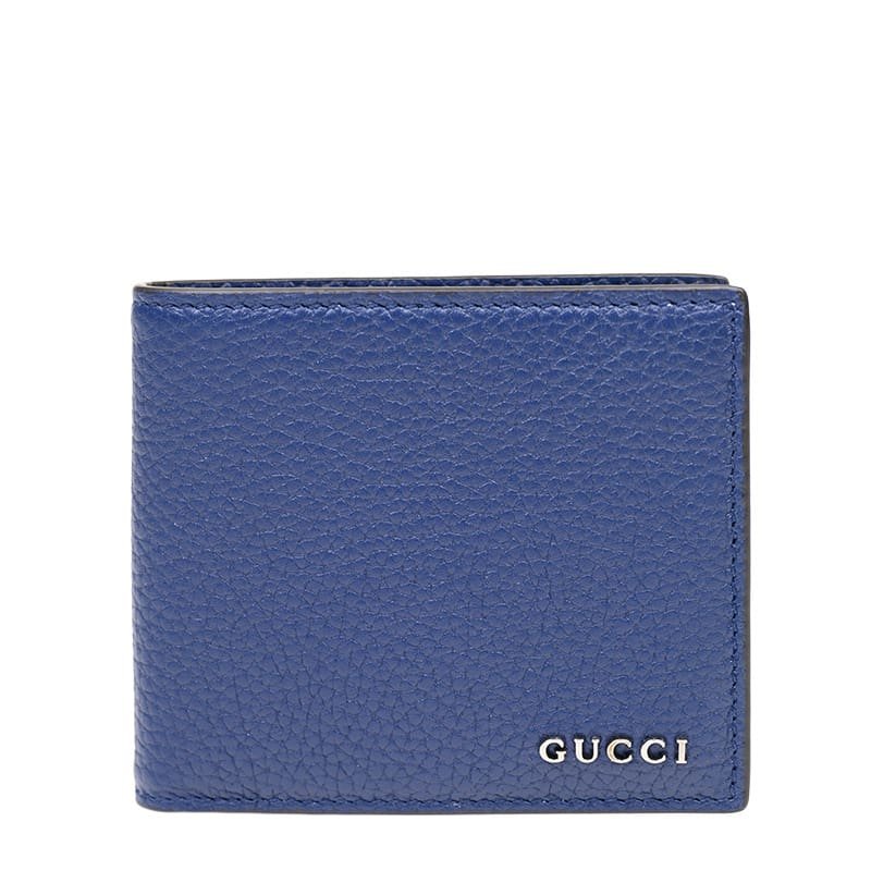 9d168213d43caeccc99bd1c2af70acfb Bi-fold wallet with Gucci script - Image 1