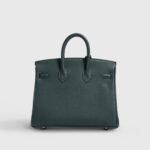 Hermès Birkin 25 Togo Vert Fonce Gold Hardware - Image 2