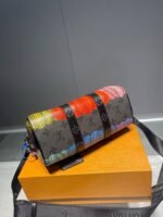 Louis Vuitton Kusama Reverse Monogram Eclipse Keepall 25 - Image 8